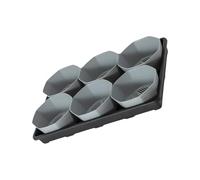 LLINthy Lot de 6 pots de semis et plateau de 15,2 cm pour pépinière - Plateau pour la maison, le balcon, les amateurs de jardin - Plateau de santé des racines