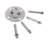 LLINthy Matériel de suspension marine avec boucle de crochet avec vis pour balancelle de yoga, kit de traction pour hamac, sangles de suspension, boucles, crochets d'intérieur