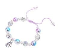 LLINthy Pendentif fait main tissé à la main avec des pierres arc-en-ciel, bijoux uniques pour anniversaire, surprise, licorne, cadeaux sur le thème des licornes