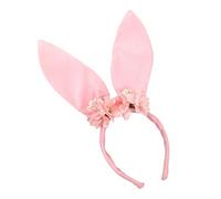 LLINthy Serre-tête à oreilles de lapins sur le thème du printemps pour Pâques - Bandeau pour carnaval - Pour tous les âges