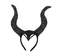 LLINthy Serre-tête en corne de bœuf pour cosplay, Halloween, accessoire de déguisement