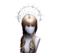 LLINthy Serre-tête vintage pour femme - Dieu mère - Pour Halloween, fête d'Halloween - Fait à la main - Kits de coiffe