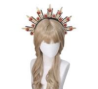 LLINthy Serre-tête vintage pour femme - Dieu mère - Pour Halloween, fête d'Halloween - Fait à la main - Kits de coiffe