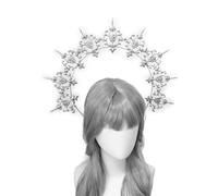 LLINthy Serre-tête vintage pour femme - Dieu mère - Pour Halloween, fête d'Halloween - Fait à la main - Kits de coiffe