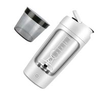 LLINthy Shaker électrique avec compartiment à poudre 650 ml - Mélangeur rechargeable pour shaker portable