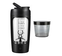 LLINthy Shaker électrique avec compartiment à poudre 650 ml - Mélangeur rechargeable pour shaker portable
