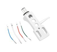 LLINthy Support de cartouche en aluminium avec fil de couleur pour tourne-disque pour audiophiles