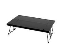 LLINthy Table de camping portable en alliage d'aluminium compacte et peu encombrante pour les voyages au bord du lac et les voyages, table de pique-nique portable étanche