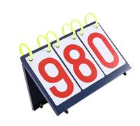 LLINthy Tableau de suivi des scores avec composant en PVC réutilisable pour sportifs, organisateurs de tournoi, affichage pliable des scores de compétition
