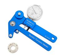 LLINthy Testeur de tension de rayons portable - Outil de tension de roue de vélo ergonomique avec différents types de vélos et jauges de rayons d'entretien des roues