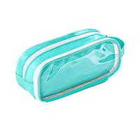 LLINthy Trousse à crayons multifonction de grande capacité pour étudiante et fille - Plusieurs compartiments, Vert