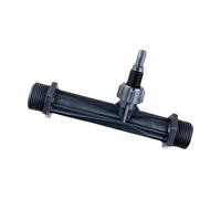 LLINthy Tube d'injecteur polyvalent noir pour irrigation d'engrais de jardin avec haute efficacité de mélange