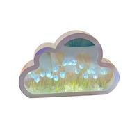 LLINthy Veilleuse nuage tulipes décoration de table pour enfants filles garçons décoration de chambre