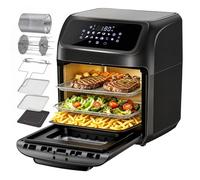 LLIVEKIT 12L Friteuse à Air Chaud, 12 Fonctions, 7 Sortes d'Accessoires