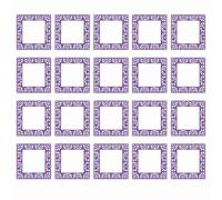 Lljsszr 20 Pièces Feuille Anti-Pssière Surface Siliconée Facile à Dér Film Protection En PVC Pratique,