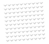 Lljsszr 80 Pièces Protège- Livre Métal Embellissement Fer Album Vintage Décoration Carnet Adapté pour Bricolage Album Scrapbooking Journal Menu, 100 Pièces d'argent