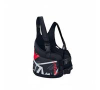 Lljsszr Armure Adulte Protection Poitrine Gilet Mousse Respirant Ajustable Forme Ergonomique Convient aux Sports Mécaniques Club Entraînement Loisirs Extérieurs, Rouge, Adulte
