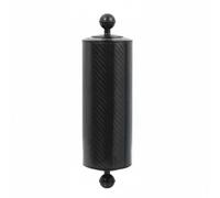 Lljsszr Bras de Lumière sous-Marine de Caméra Flottant d'Éclairage Carbone Rigide avec Aluminium Allié Attache Double Boule Adapté à la Capture, Noir, 10 Pouces 872g De Flottabilité
