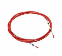 Lljsszr Câble Commande Bateau Accélérateur Moteur Transmission pour Réponse Accélérateur Douce en Plastique et Acier Inoxydable Adapté à Navigation Plaisance Manœuvre Bateau, 15 Pieds 4,5 Mètres