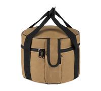 Lljsszr Camping Cylinder Bag Sac de Transport pour Réchaud à Étui Range-Couverts Imperméable Poignée Confortable Résistant pour Camping Pêche Jardin Activ, Khaki L