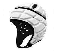 Lljsszr Casque de Protection pour Enfants Casque Sportif Anti-Impact à Mousse EVA Couvre-Chef Léger Enfants Écusson Sport Casque, Blanc, Adulte