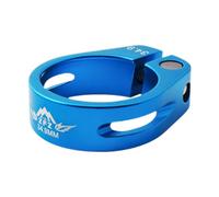 Lljsszr Collier de Tige de Selle Vélo à Levier de Blocage Rapide en Alliage D'Aluminium Métal Résistant Montage Simple pour Cyclistes Chemin Ville Randonnée R, Bleu, 34.9 Mm