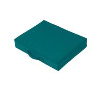 Lljsszr Coussin de Siège de Stade Matelas Assise Extérieure Rembourré avec Poignée Housse Détachable Étanche Mousse Polyester Utilisable pour Événements Sport, Vert Foncé