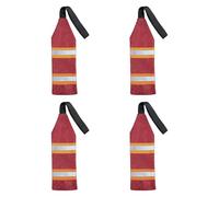 Lljsszr Ensemble de 4 Drapeaux de Sécurité pour Kayak, Drapeau de Transport Réfléchissant, Drapeau de Marquage pour Bateau en Tissu Oxford, Pratique et Portab, Bande Orange