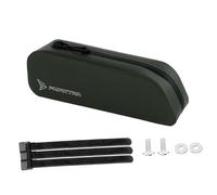 Lljsszr Pochette Cadre Vélo Sac Tube Supérieur Rangement Compact TPU Résistant à La Poussière Étanche Convient pour Cycliste Explorateur Piste Nature, Vert Foncé