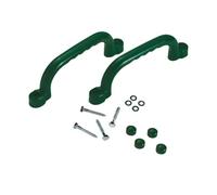Lljsszr Poignée d'escalade pour Enfants Poignée de Sécurité Barre de Préhension Prise Ergonomique Adaptée au Développement Moteur Jeux Extérieurs Installation sur Aire de Jeux, Vert Foncé
