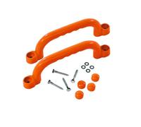 Lljsszr Poignée d'escalade pour Enfants Poignée de Sécurité Barre de Préhension Prise Ergonomique Adaptée au Développement Moteur Jeux Extérieurs Installation sur Aire de Jeux, Orange