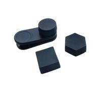 Lljsszr Porte-Craie pour Billard, Accessoires de Snooker, Silencieux et Compact pour Les Embouts de Queue de Billard, Boîte avec Clip, Cubes de Craie P, Noir