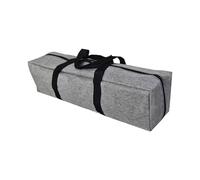 Lljsszr Sac de Transport étanche et Robuste en Tissu Oxford pour Perche de Parasol, avec Fermeture éclair, pour Chaise Pliante, Tapis, Trépied, Gris, 100x20x20cm