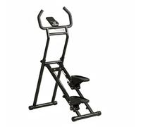 Lljsszr Stepper Ajustable Machine de Fitness Appareil d'Entraînement Cardio Compact Résistance Réglable Silencieux Structure en Acier Carbone Adapté à la Maison, Noir