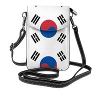 LLKGO TFlag of Republic of Korea Pattern Crossbody Bag Mobile Phone Bag Women Small Wallet Women a convenient gift suitable for sorties, exercise and shopping