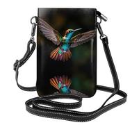 LLKGO TNice Sac à bandoulière motif colibri pour téléphone portable, petit portefeuille pour femme, un cadeau pratique adapté pour les sorties, l'exercice et le shopping