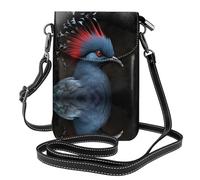 LLKGO TRed Bird Head Sac à bandoulière pour téléphone portable, petit portefeuille pour femme, un cadeau pratique adapté pour les sorties, l'exercice et le shopping