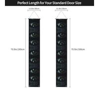 LLKGOT Bannière de porche avec yeux dans le noir - Décoration murale de remise de diplôme - Convient pour l'intérieur et l'extérieur - 30,5 x 20,3 m