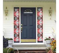 LLKGOT Bannière de porche licorne rose pour décoration murale, adaptée pour l'intérieur et l'extérieur 30,5 x 18,3 m