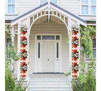 LLKGOT Bannière de porche Nice Roses pour décoration murale de remise de diplôme, adaptée pour l'intérieur et l'extérieur 30,5 x 18,3 m