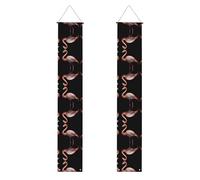LLKGOT Bannière géante de flamant rose pour décoration murale de remise de diplôme, adaptée pour l'intérieur et l'extérieur 30,5 x 20,3 m