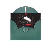 LLKGOT Carte de vœux avec image « An Arrow Through The Heart » - Papier nacré double face - Effet nacré