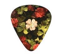LLKGOT Clover in the Shred Picture Lot de 12 médiators pour guitare avec 3 épaisseurs pour guitare basse et ukulélé