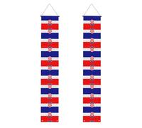 LLKGOT Drapeau de la République de Croatie, bannière de porche, décoration murale, adaptée pour l'intérieur et l'extérieur 30,5 x 20,3 m