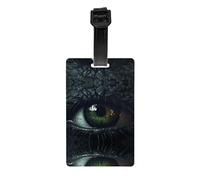 LLKGOT Les étiquettes de bagage et étiquettes de sac de voyage Eyes in The Dark sont adaptées pour les hommes et les femmes pour éviter les bagages