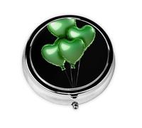 LLKGOT Let Hope Fly Picture Mini pilulier rond avec 3 compartiments pour le rangement des pilules et le voyage portable