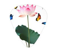 LLKGOT Lot de 12 médiators papillons dansant sur le côté du lotus pour guitare avec trois épaisseurs pour basse et ukulélé