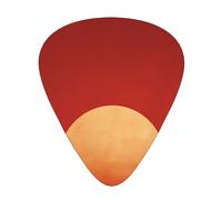 LLKGOT Lot de 12 médiators The Red Sun in the Desert pour guitare avec 3 épaisseurs pour guitare basse et ukulélé