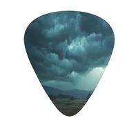 LLKGOT Lot de 12 médiators « The Storm After the Calm » pour guitare avec 3 épaisseurs adaptées pour basse et ukulélé