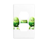 LLKGOT Motif amour maternel double prise murale couvercle d'alimentation domestique durable pour prises et interrupteurs décoratifs